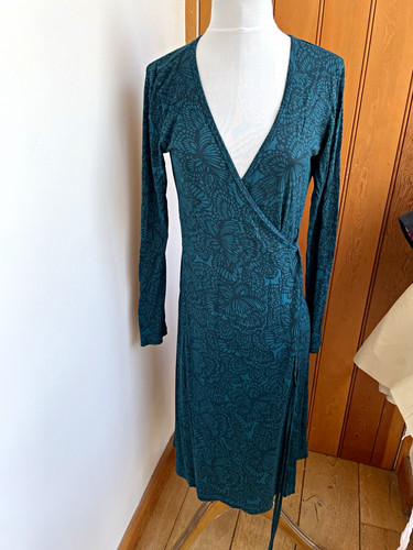 Great plains teal - floral, wrap