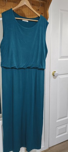 Kaliko teal blouson maxi - kaliko, uk