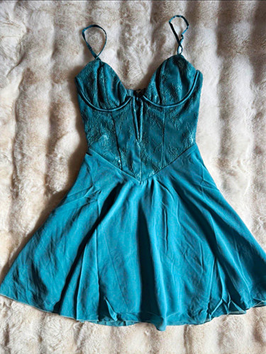 Polly teal lace - oh,