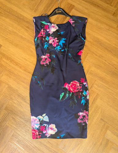 Paris navy floral shift - paris,