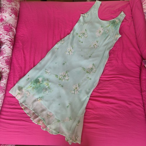 Y2k teal floral motif - y2k,