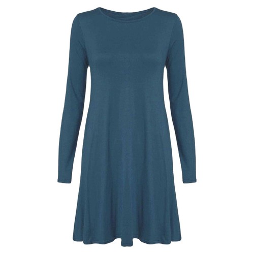 Women long sleeve - swing, dress