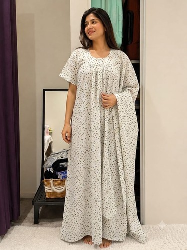 Women long maxi - dress, with