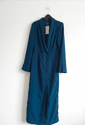 Cosmina women teal neck - women's, v-neck