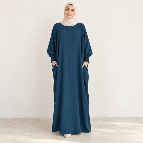 Womens batwing abaya maxi - womens,