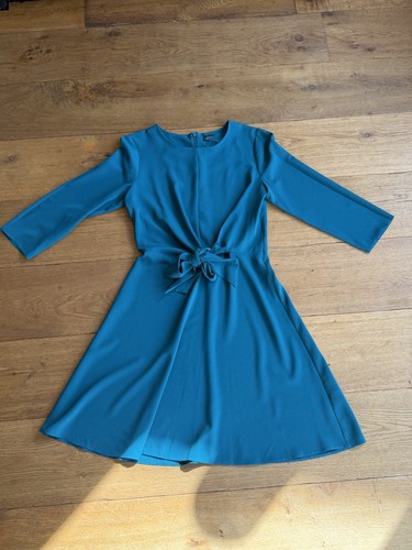 Women teal sleeve tie - women’s, 3/4
