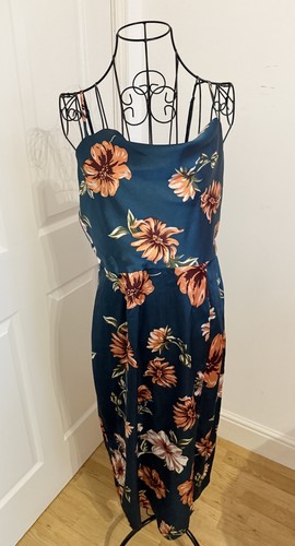 Womens floral satin slip - satin,