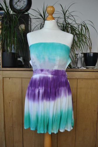 Mooloola teal purple - teal, tie