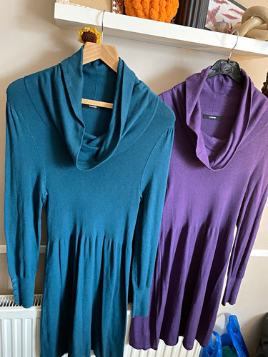George teal knit - knit, cowl