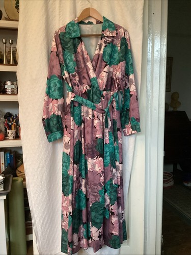 Purple teal floral print - floral,