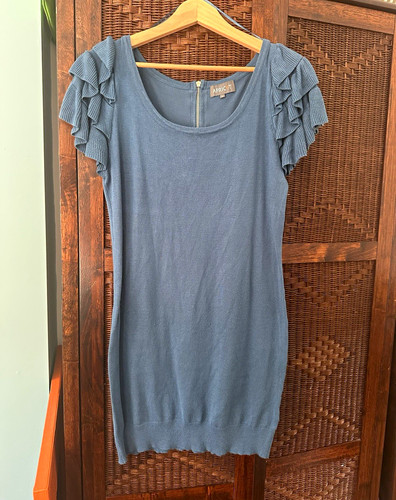 Apricot teal blue knit - knit, jumper