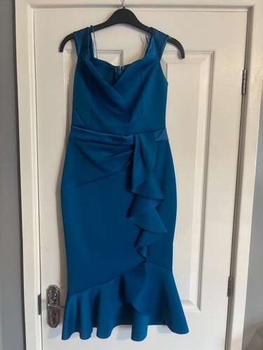 Lipsy bodycon dress teal - dress,