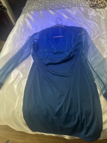 Teal turquoise chiffon sleeves - teal,