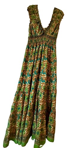 Bhakti boho floral maxi dress - floral,